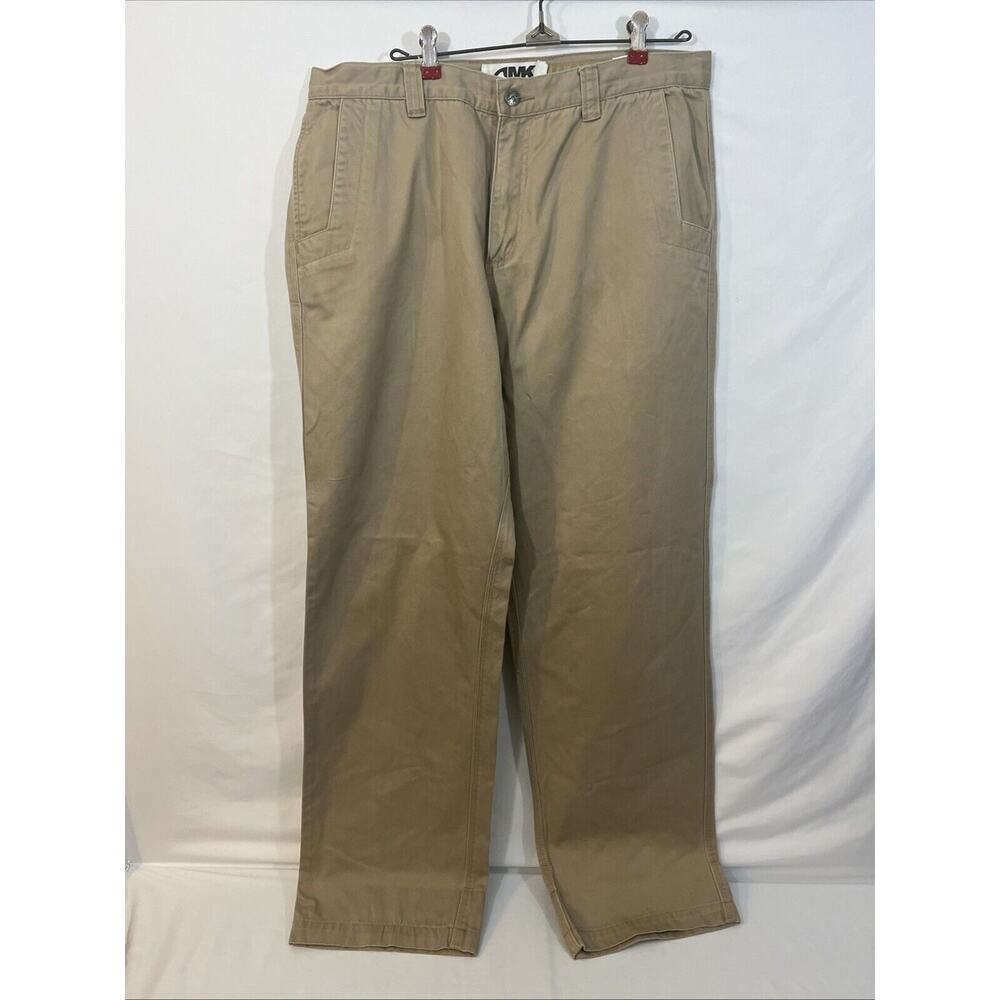 Mountain Khakis Pants Mens 36x34 Beige Tan Relaxed Fit Straight Leg Cotton Blend
